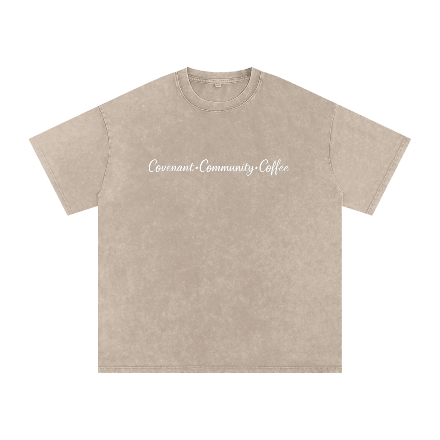 Covenant Unisex Snow Washed Oversized T-Shirt
