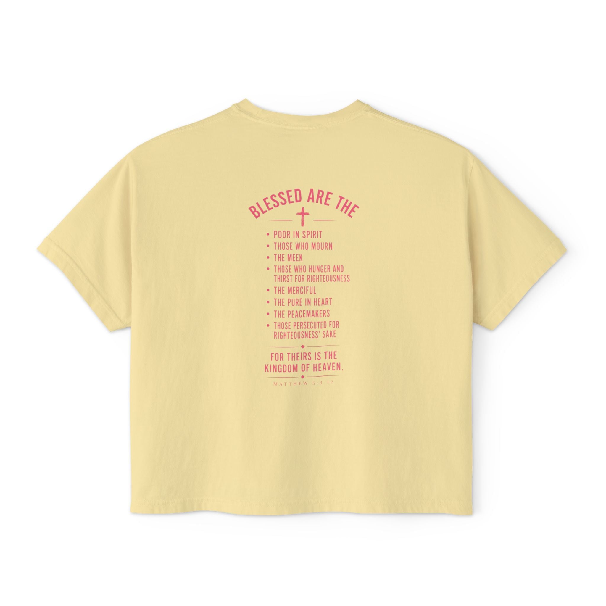 CCC Women's Beatitudes Boxy Tee