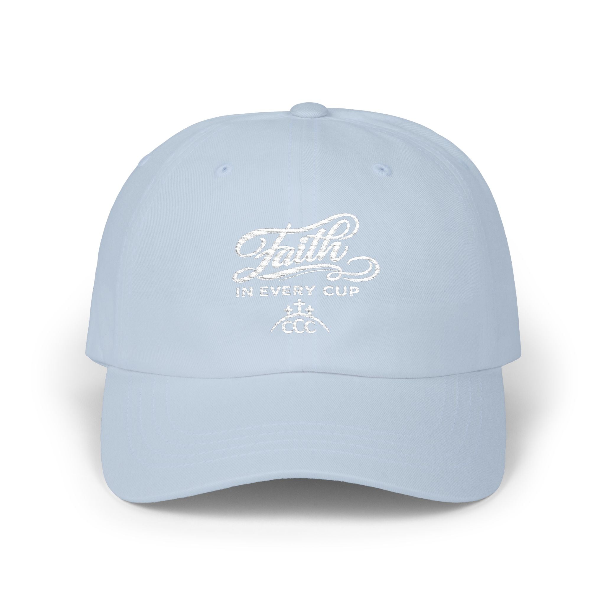 CCC Unisex — "Faith in Every Cup" Embroidered Baseball Hat