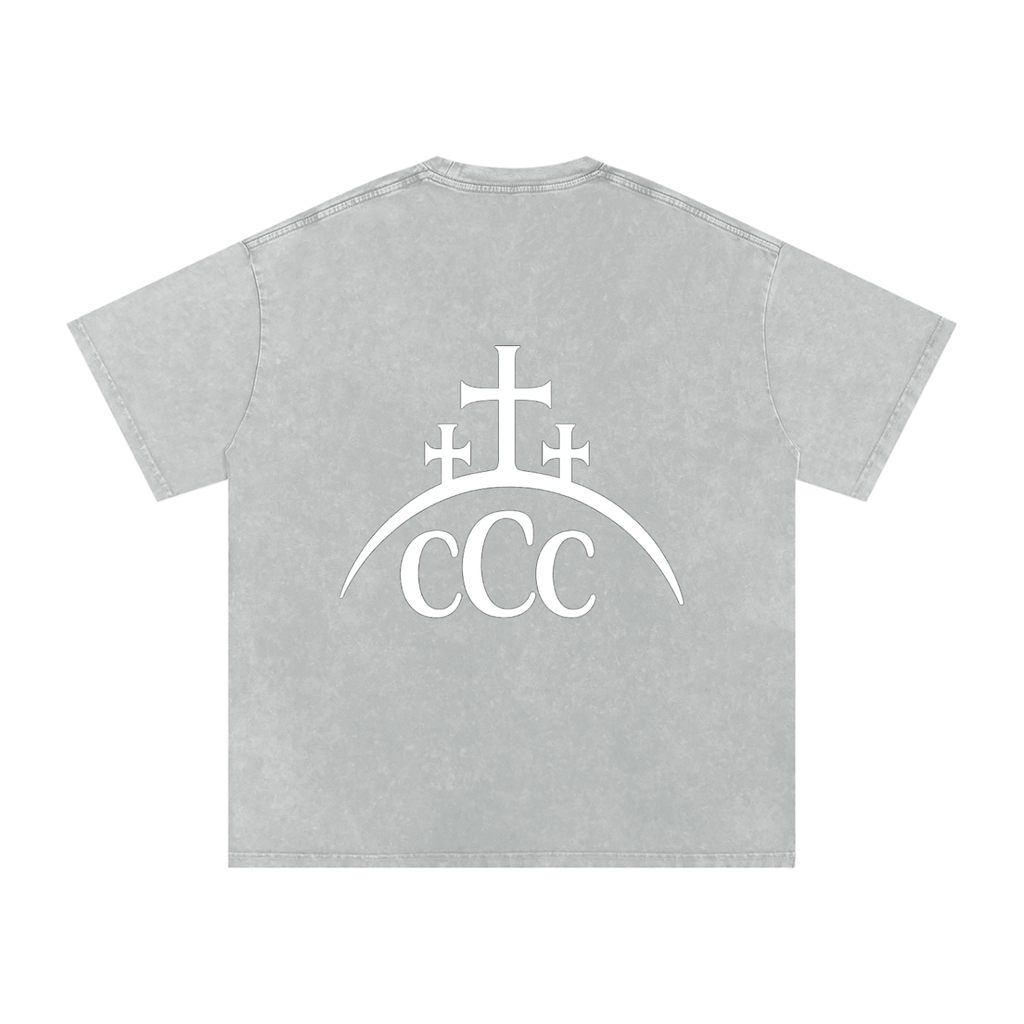 Covenant Unisex Snow Washed Oversized T-Shirt