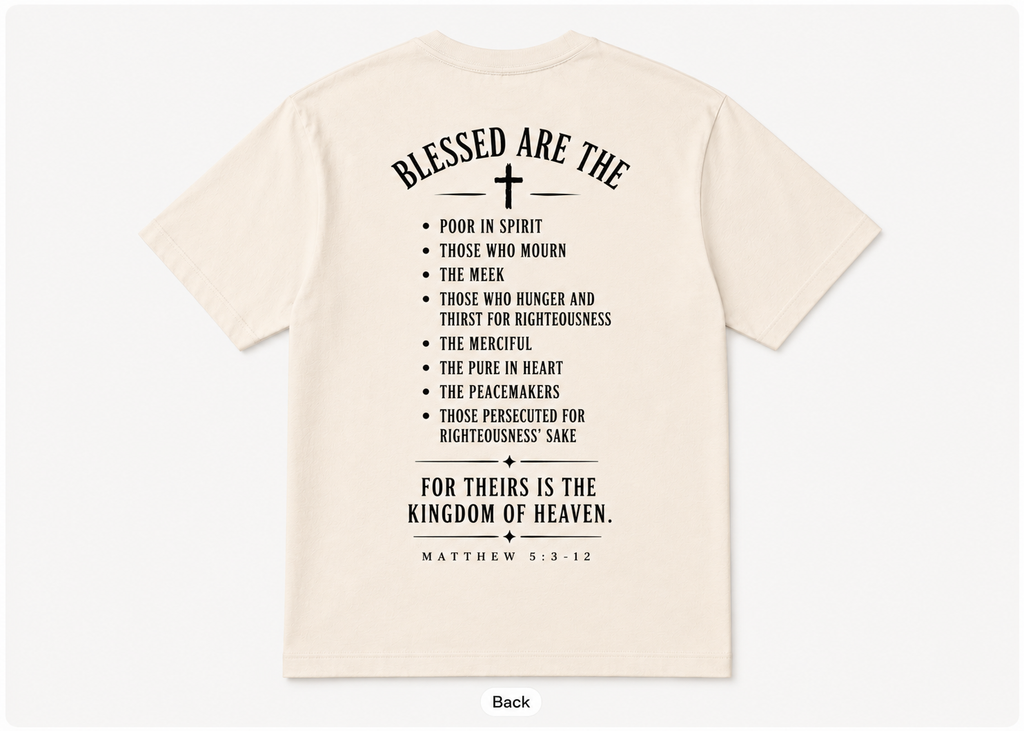 CCC Men's Beatitudes Box Tee