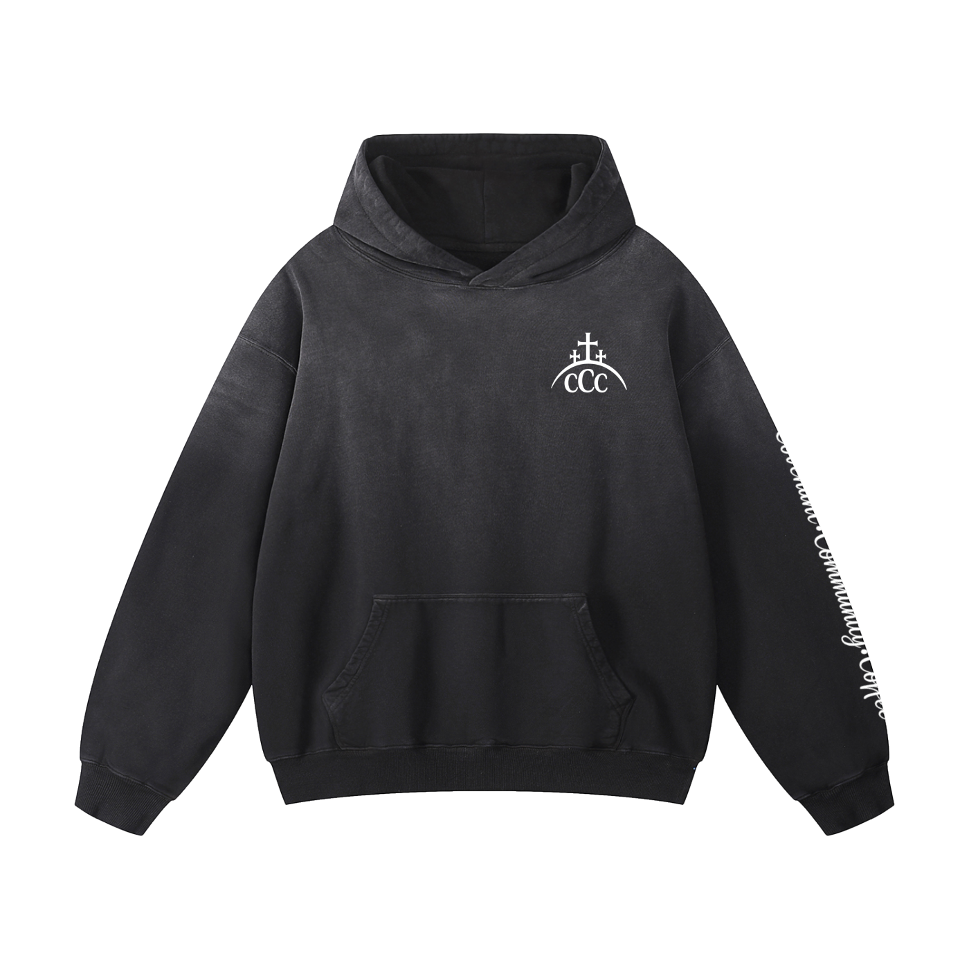 Ccc Unisex Sunfade Oversized Hoodie