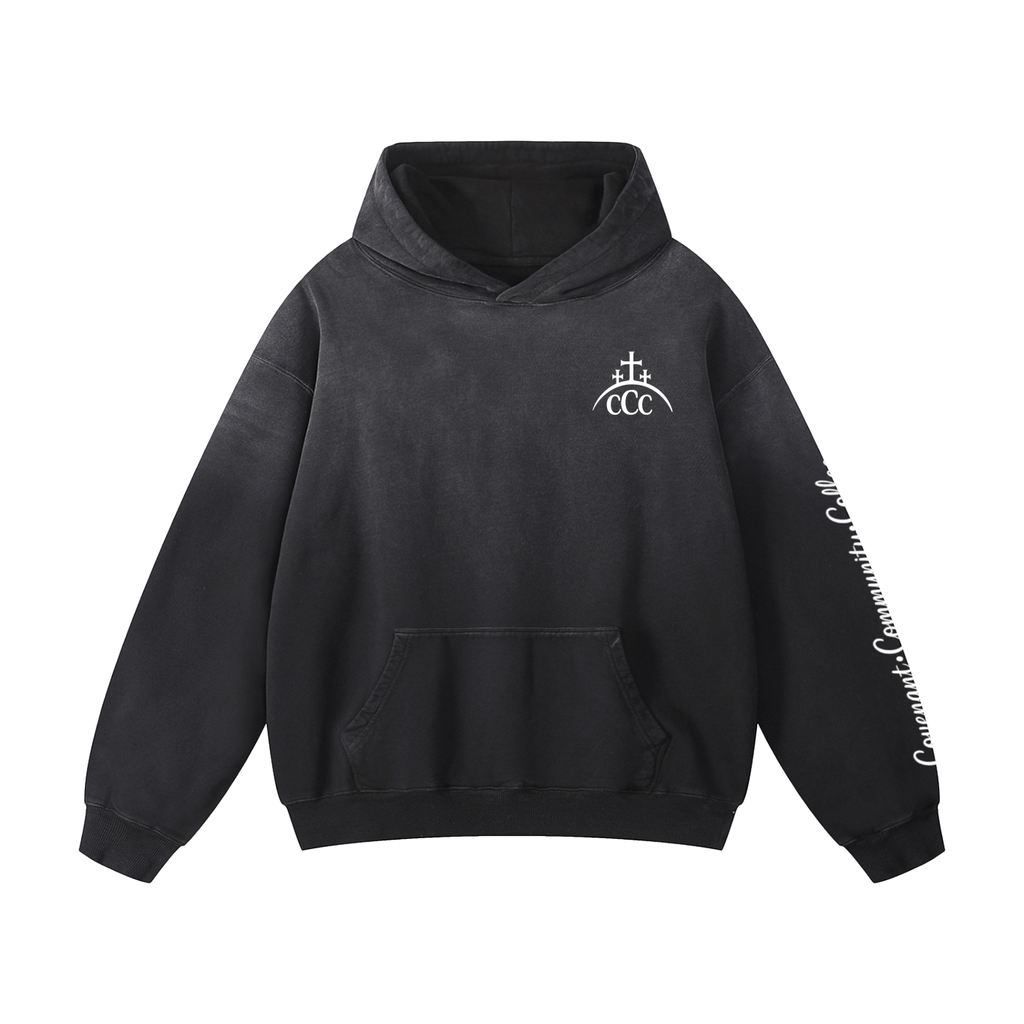 Ccc Unisex Sunfade Oversized Hoodie