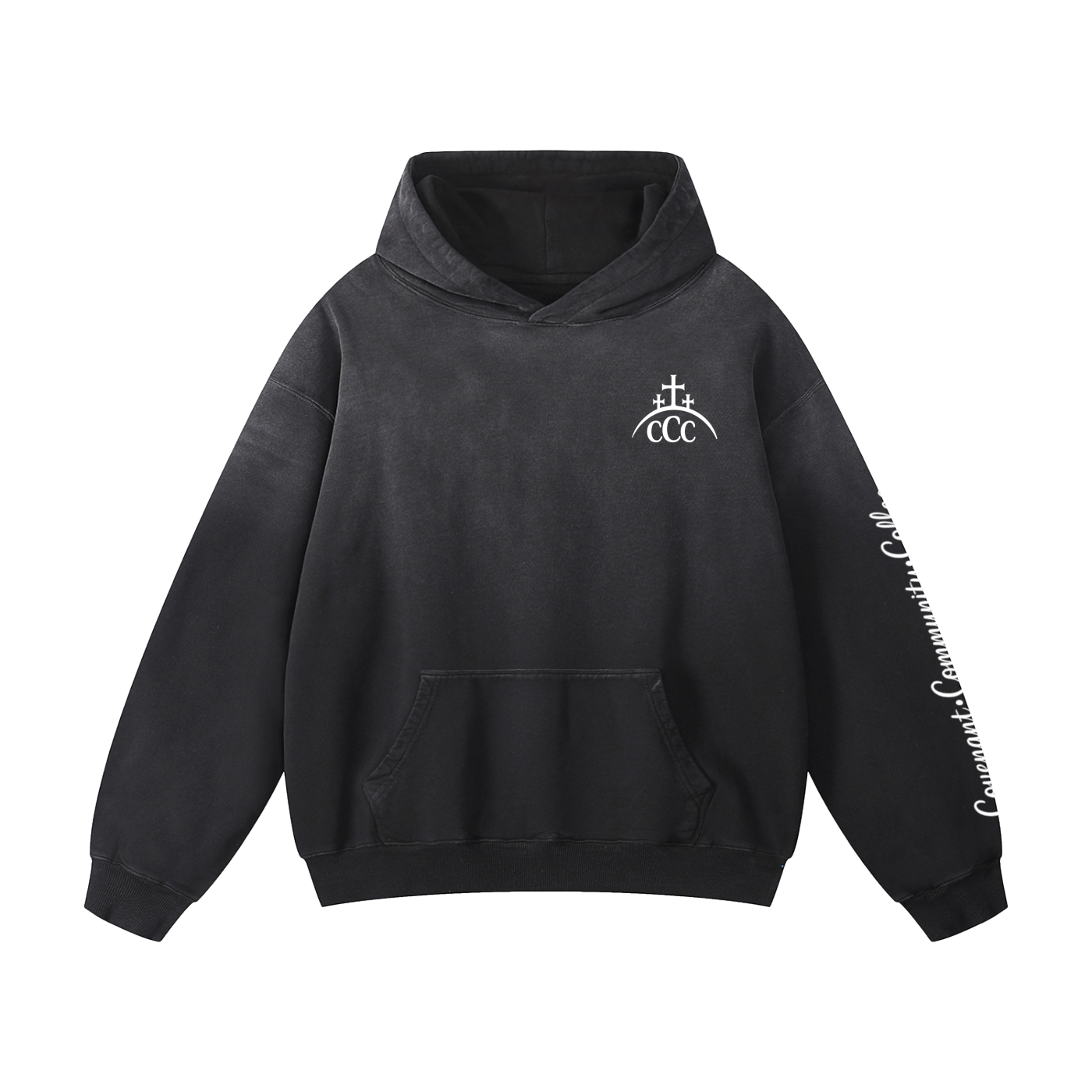 Ccc Unisex Sunfade Oversized Hoodie