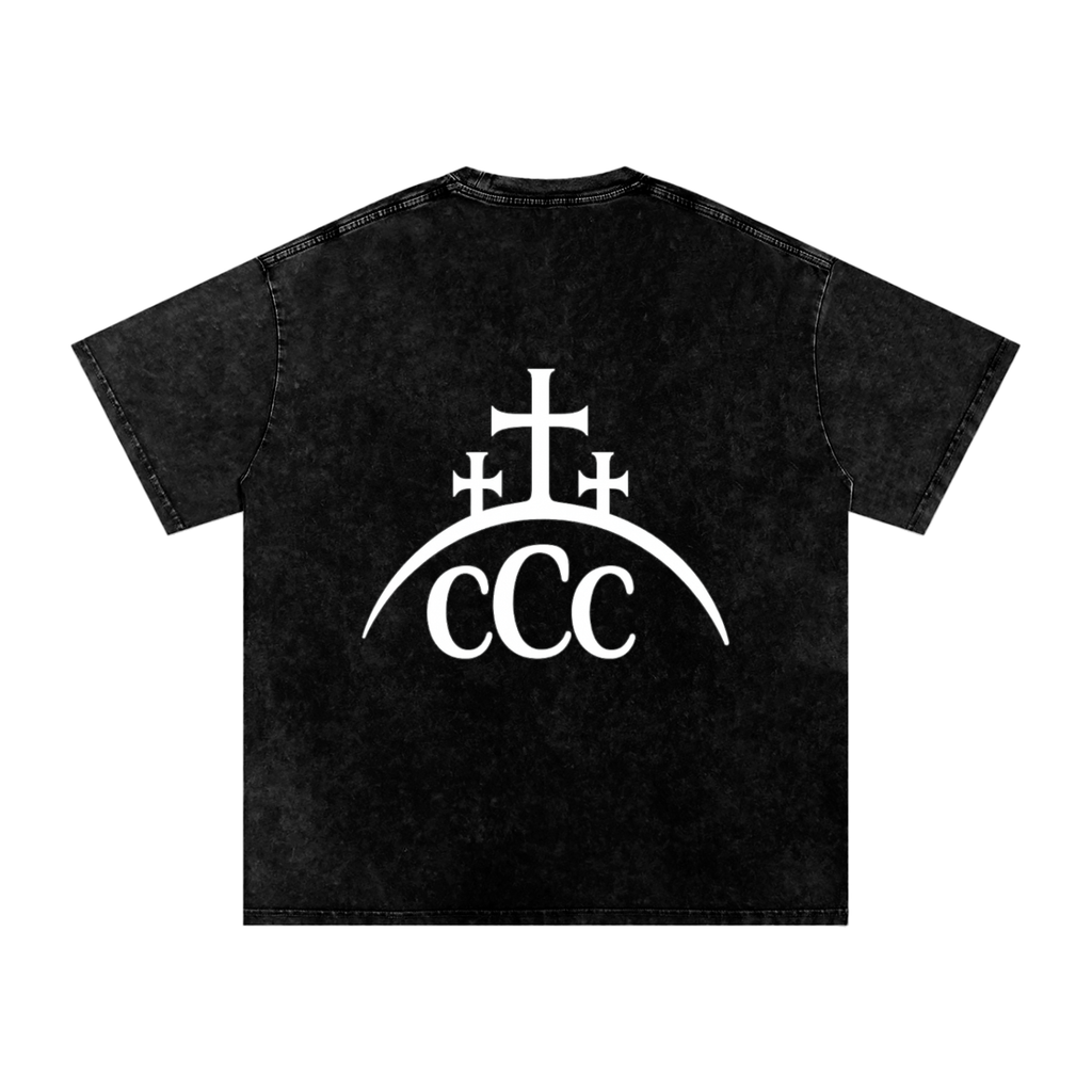 Covenant Unisex Snow Washed Oversized T-Shirt