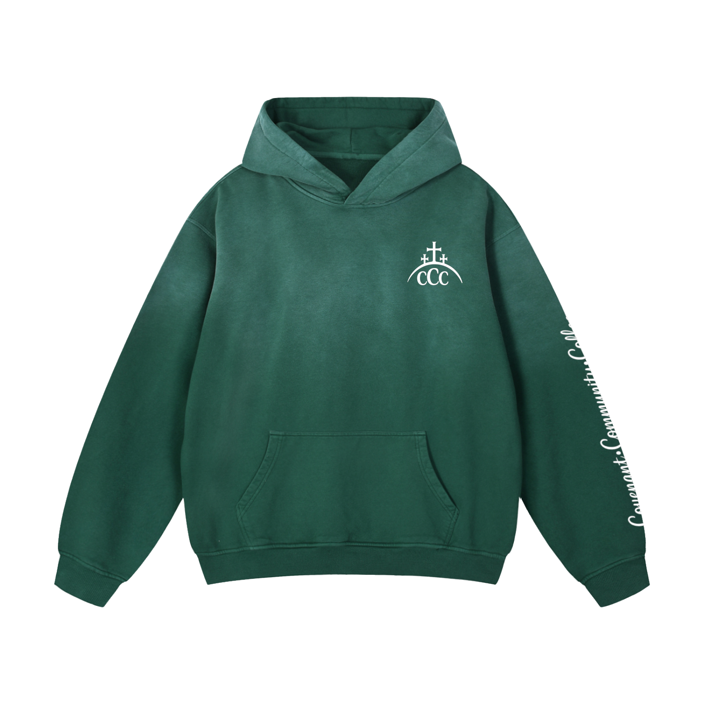 Ccc Unisex Sunfade Oversized Hoodie