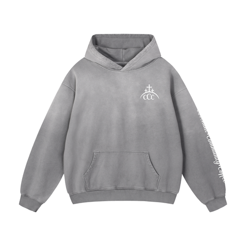 CCC Unisex Heavyweight Sunfade Oversized Hoodie