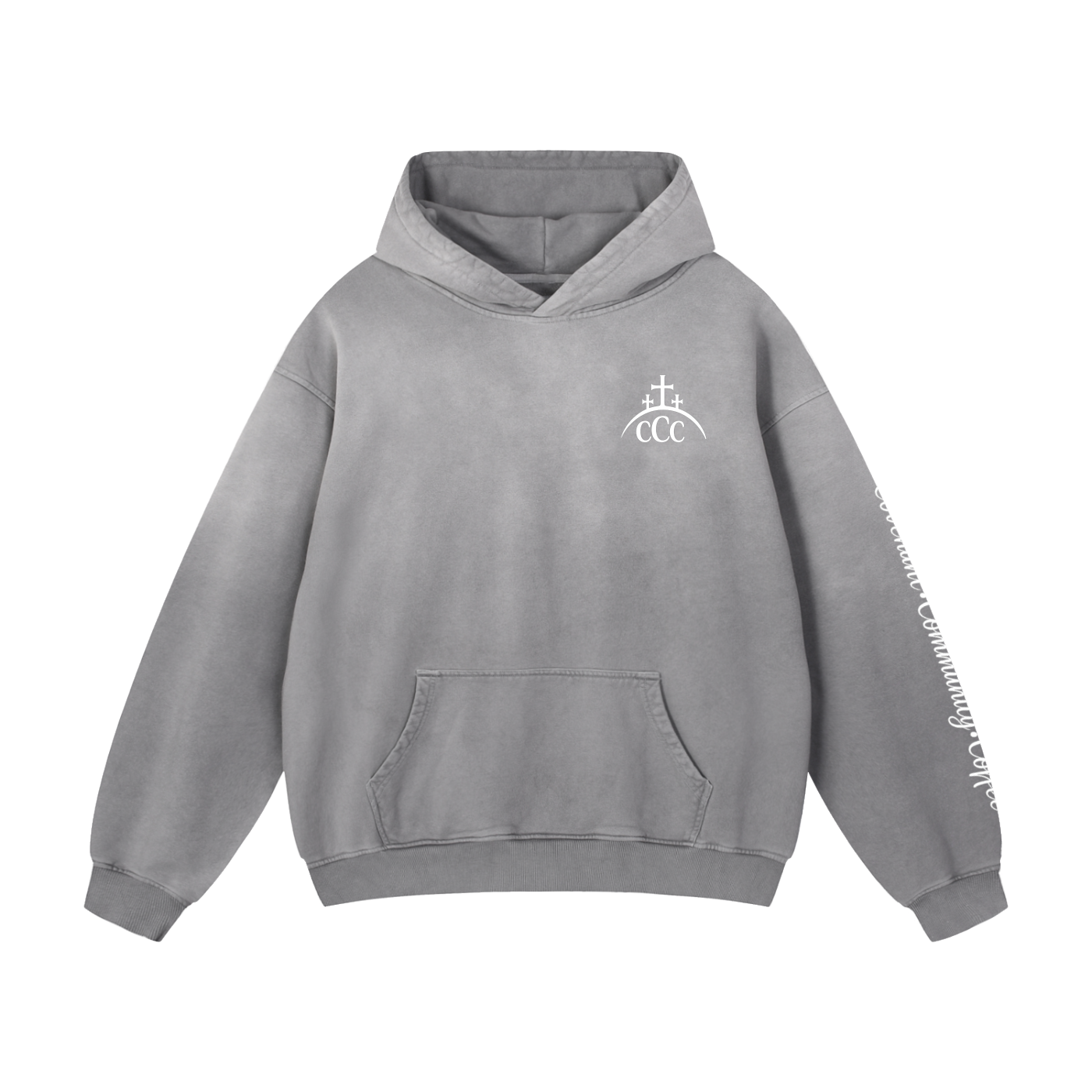 Ccc Unisex Sunfade Oversized Hoodie