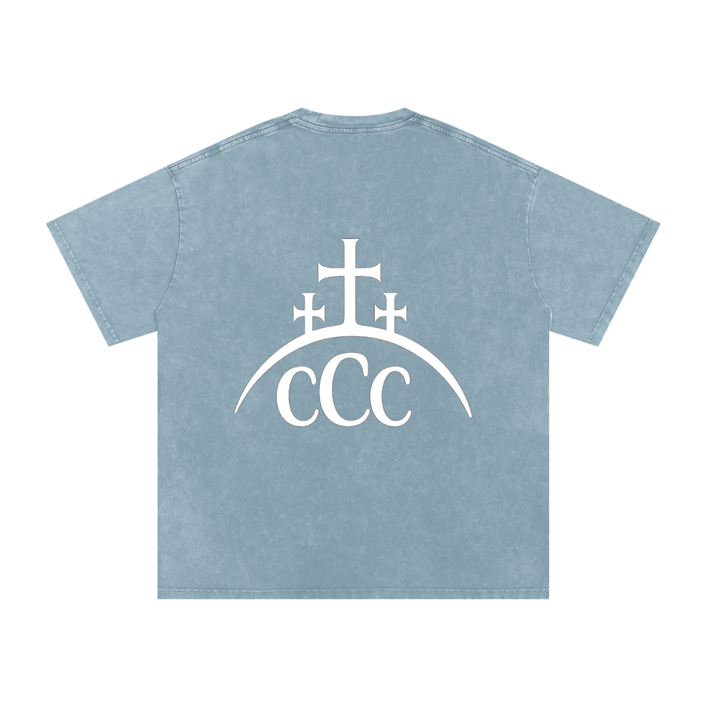 Covenant Unisex Snow Washed Oversized T-Shirt