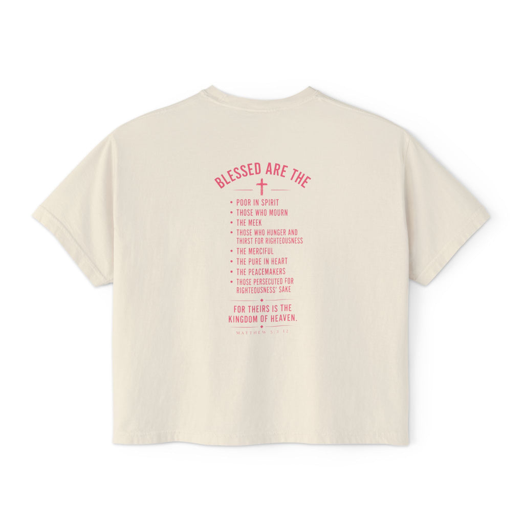 CCC Women's Beatitudes Boxy Tee