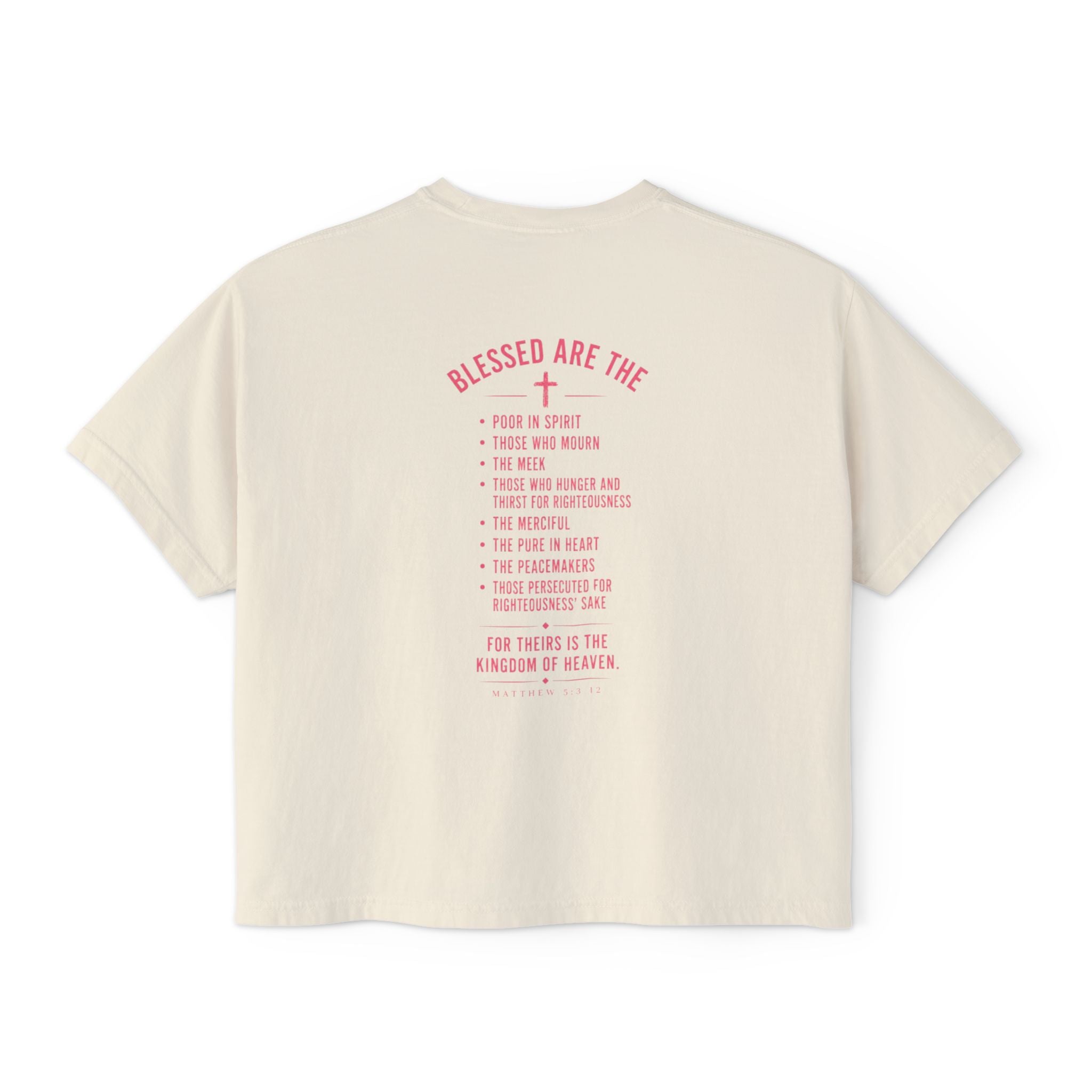 CCC Women's Beatitudes Boxy Tee