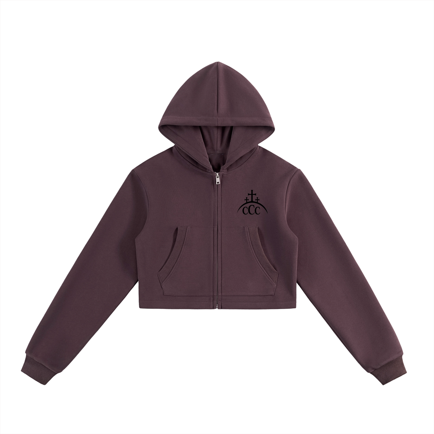 Covenant Women’s Cropped Zip-Up Hoodie