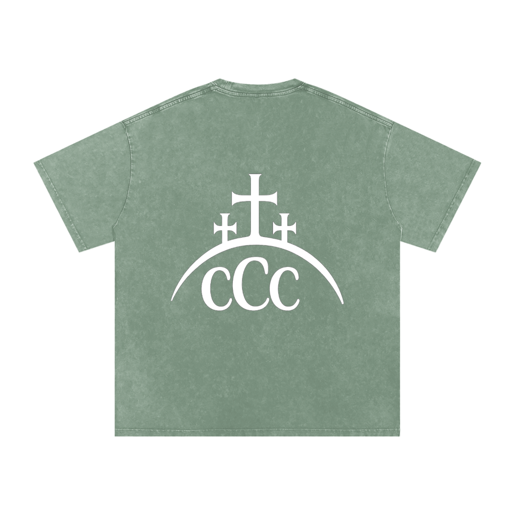 Covenant Unisex Snow Washed Oversized T-Shirt