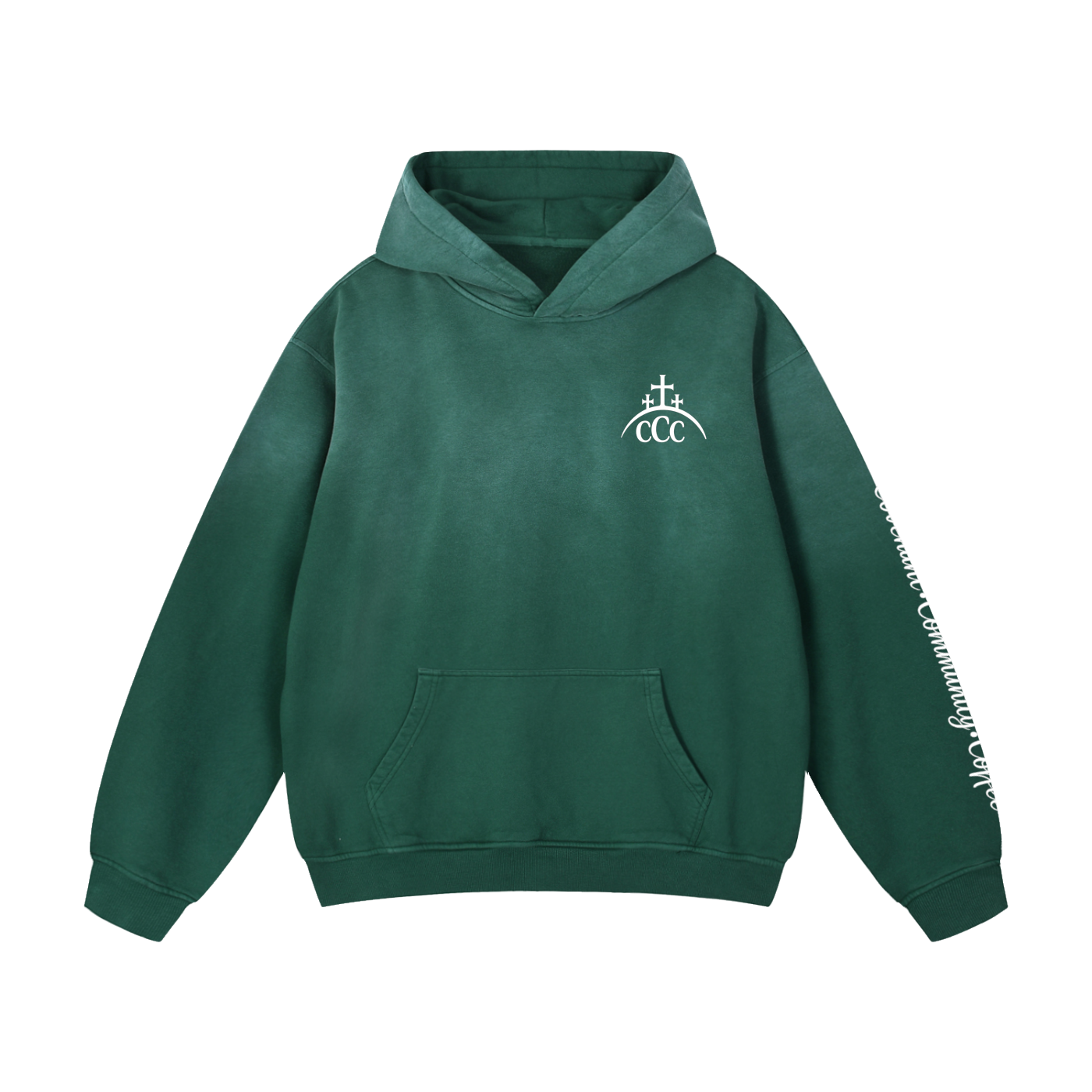 CCC Unisex Heavyweight Sunfade Oversized Hoodie