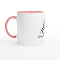 White 11oz Ceramic Mug with Color Inside