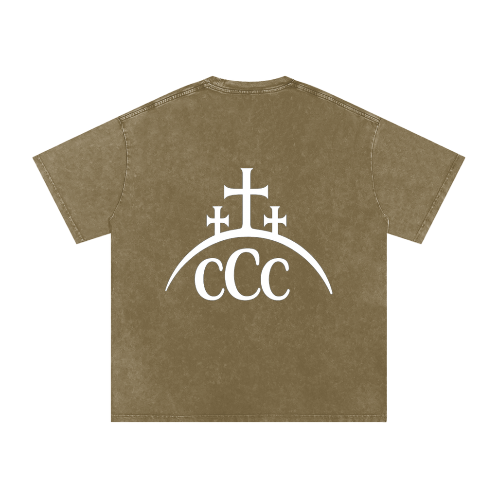 Covenant Unisex Snow Washed Oversized T-Shirt