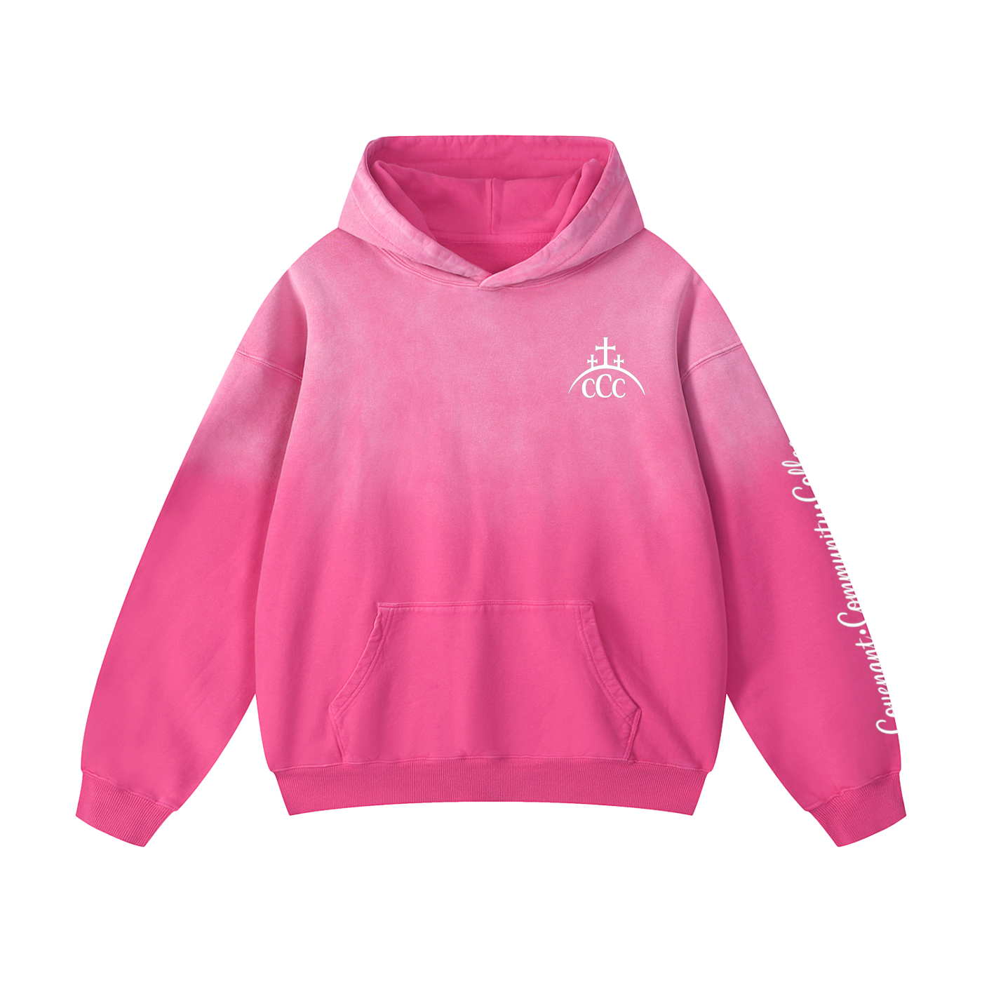 Ccc Unisex Sunfade Oversized Hoodie