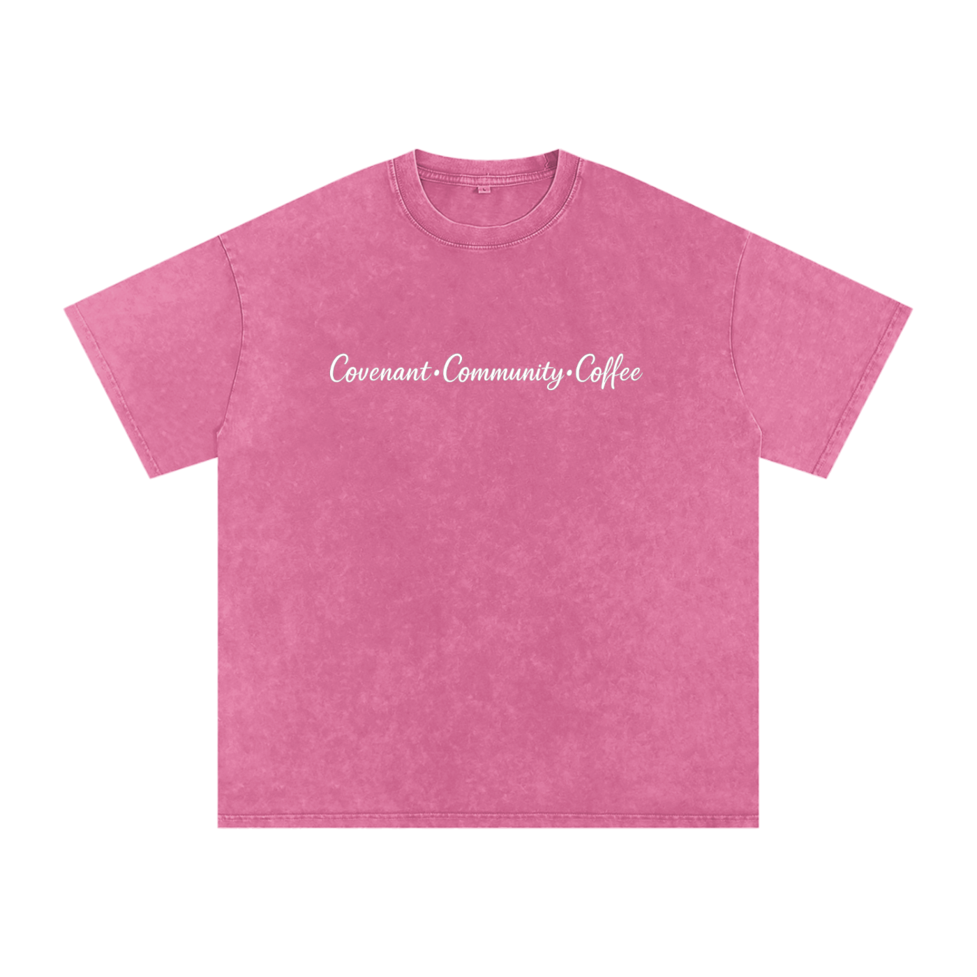 CCC Unisex Snow Washed Oversized Cotton T-Shirt